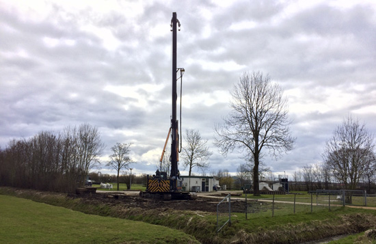 Bouw nieuw pomphuis rioolwaterzuivering vordert gestaag