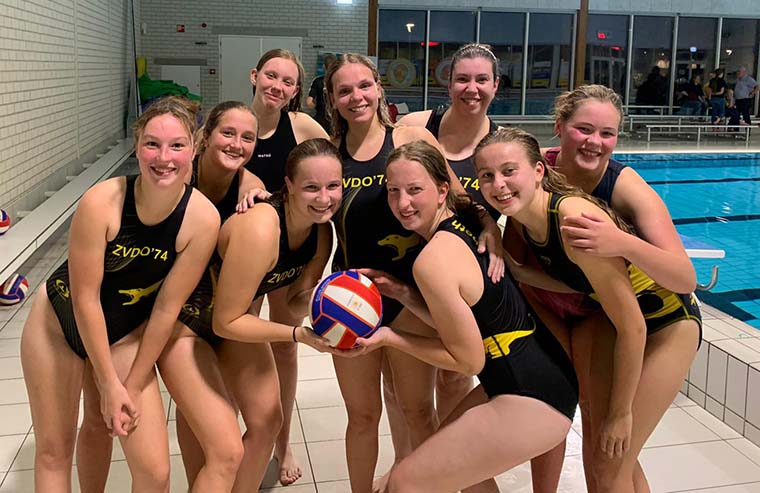 Winst voor waterpolodames Z.V.D.O.’74